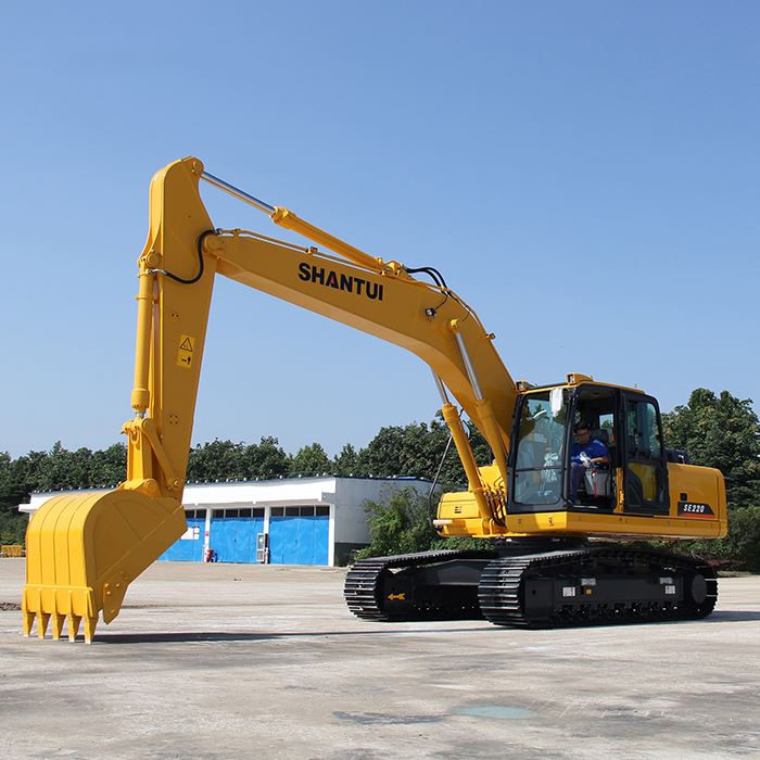 Excavadora de orugas agrícola
