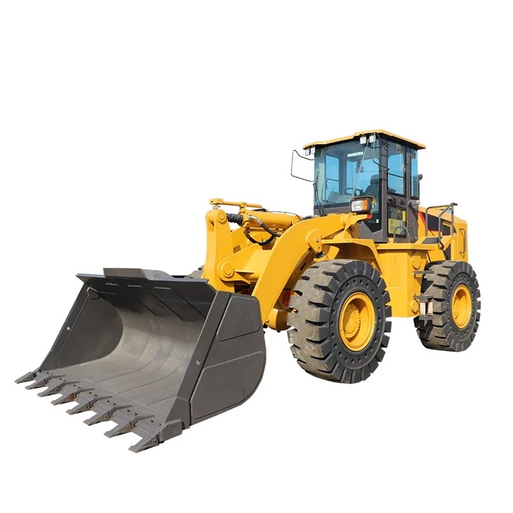 Cargador frontal con ruedas