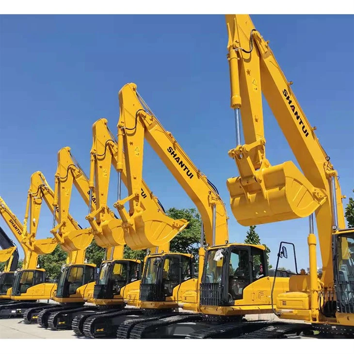 Excavadora anfibia grande