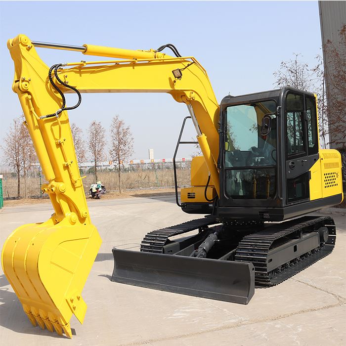 Excavadora de construcción grande