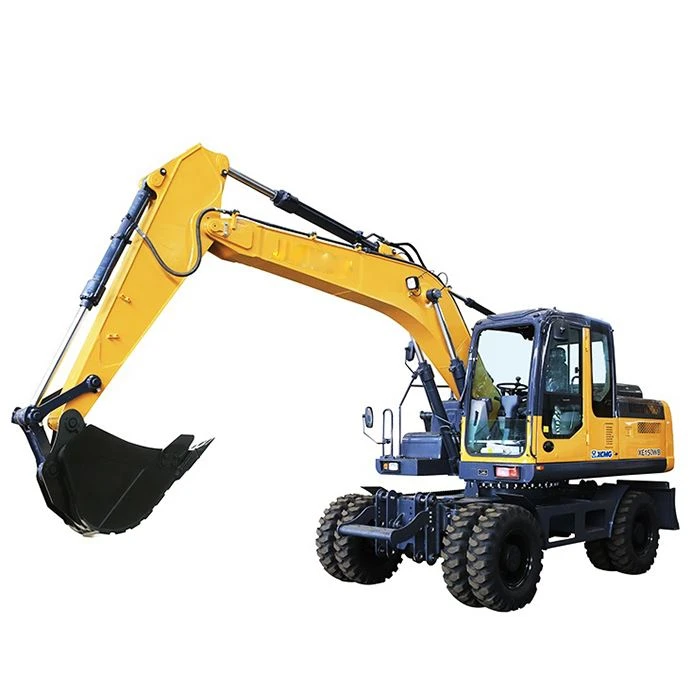 Excavadora de ruedas multifuncional